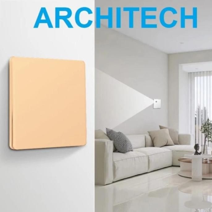Saklar Architech EleganteGoldSeriesArchitechTipeEleganteSaklar Engkel Seri Hotel New Stok