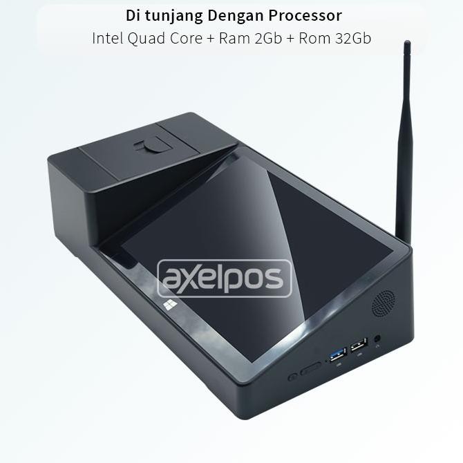 MINI PC MESIN KASIR TOUCHSCREEN WINDOWS 10 WITH PRINTER THERMAL KASIR LS