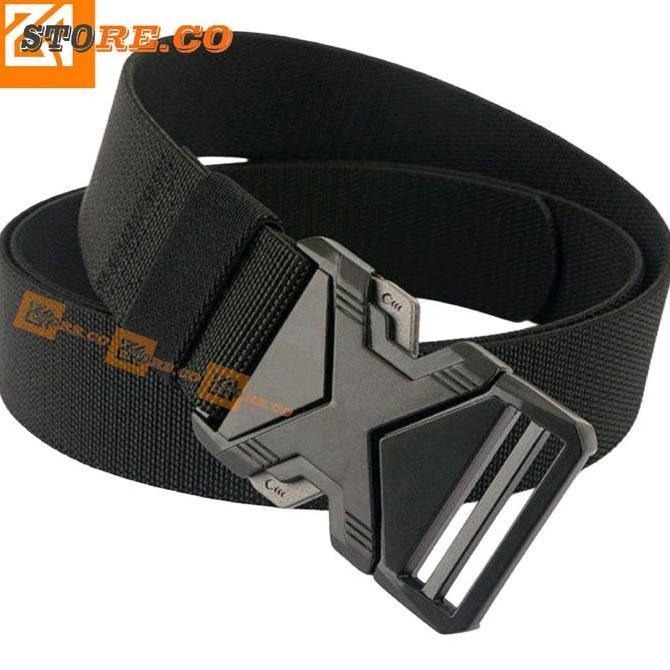GESPER Pinggang Pria Webbing Nylon Kuat Sabuk Pria Model Tactical Kepala BESI MEN BELT FASHION ikat 