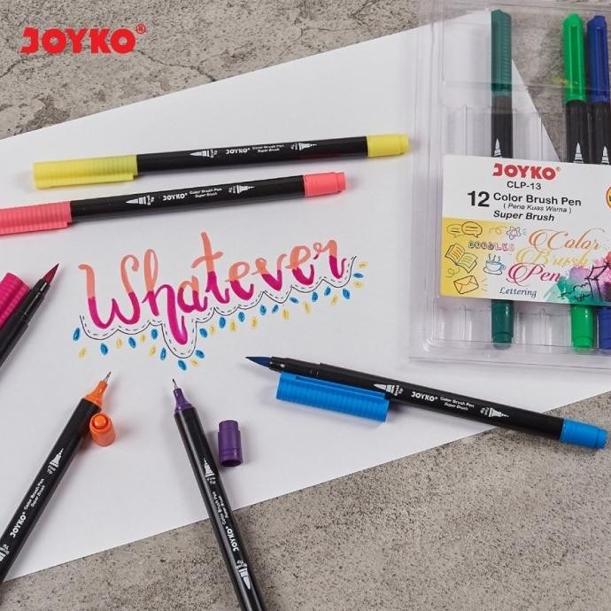 

COLOR BRUSH PEN / PENA KUAS WARNA JOYKO CLP-13A / 24 WARNA / CLP 13 A
