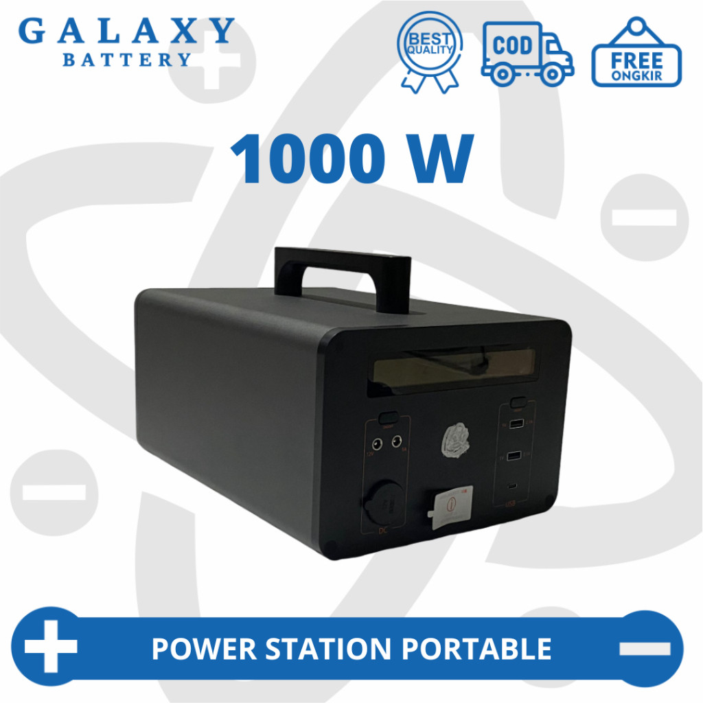 Portable Power Station Outdoor Camping 1000 W