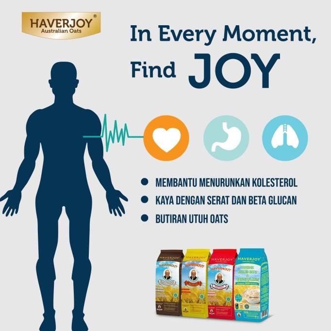 

HAVERJOY FAMILY PACK INSTANT OATS 1KG - 3 PCS