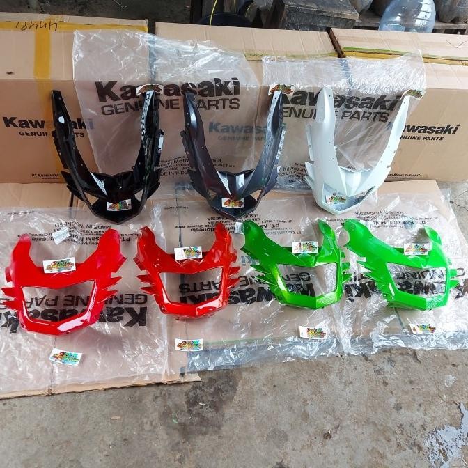 BARONG BATOK COVER LAMPU PALA BODY COWLING UP NINJA RR NEW ORIGINAL ORIGINAL