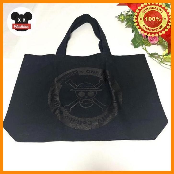 [WES] YOHJI YAMAMOTO GROUNDY X ONE PIECE BLACK EDITION TOTE BAG LIMITED - NOT FRAGMENT MASTERMIND AN
