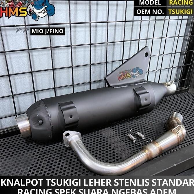 KNALPOT TSUKIGI MIO J XRIDE 115 MIO SOUL GT 115 FINO 115 XRIDE 115 LEHER STENLIS MODEL VND KNALPOT B