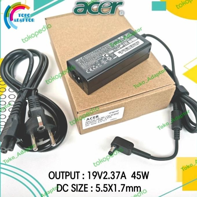 Produk Baru Original Charger Adaptor Acer Aspire 3 A314 Series MODEL N20Q1 45W