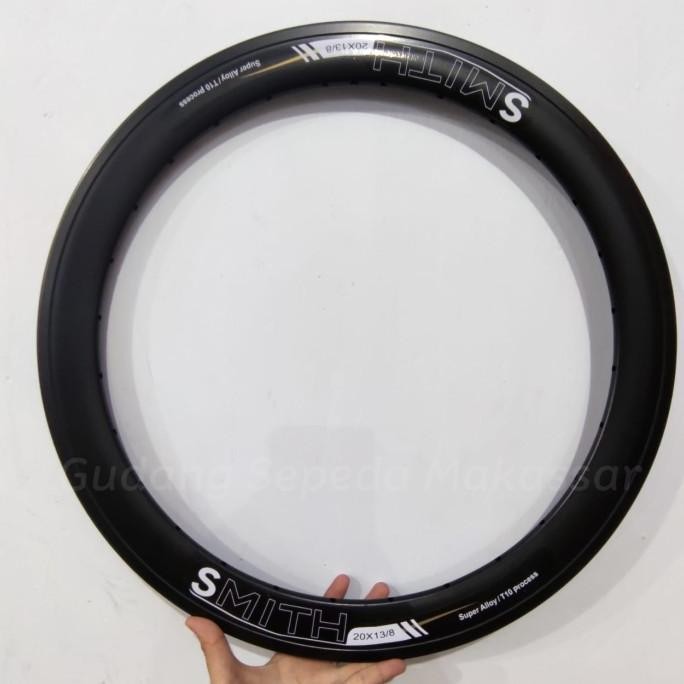 populer] Rims Velg Sepeda SMITH 20 plus 451 28 Hole