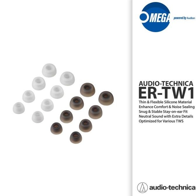 AUDIO-TECHNICA ER-TW1 Soft Silicone Eartips for True Wireless TWS