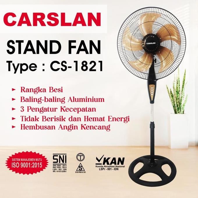 Original Kipas Angin Tornado Standfan/ Kipas Berdiri Tornado 18 Inch Carslan Cs-1821 Kip As