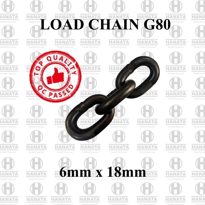Sale Rantai Baja / Load Chain G80 6Mm X 18Mm