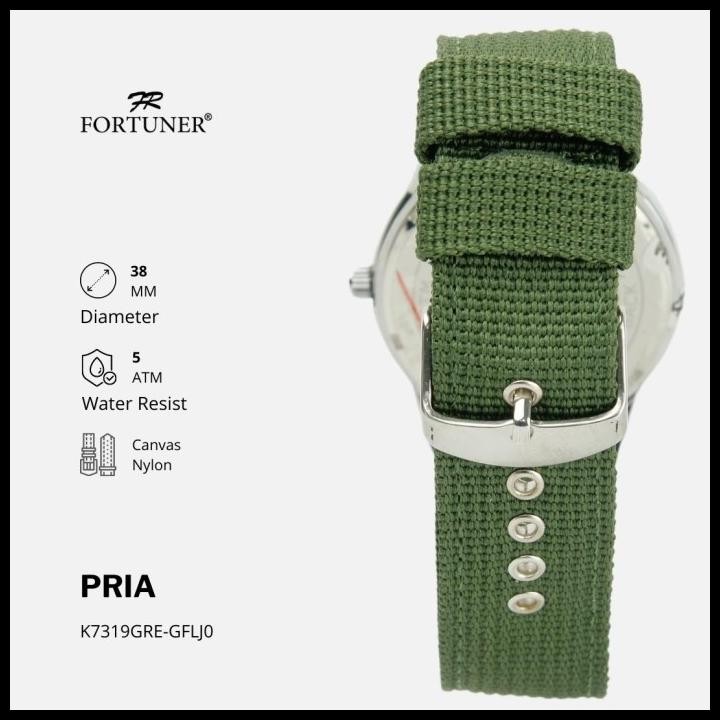 Fortuner Jam Tangan Pria Analog Kaligrafi Angka Arab Tahan Air Eman Original Best Seller