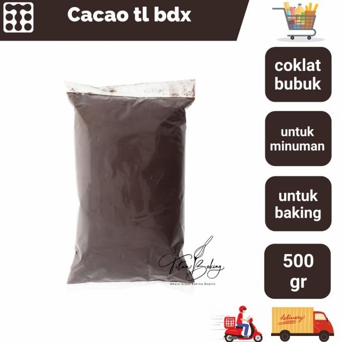 

BARU COKLAT BUBUK PURE COCOA POWDER BORDEAUX TULIP 500GR