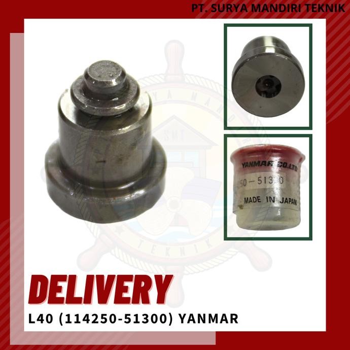 +++++] DELIVERY VALVE L40 114250-51300 YANMAR ASLI GENUINE