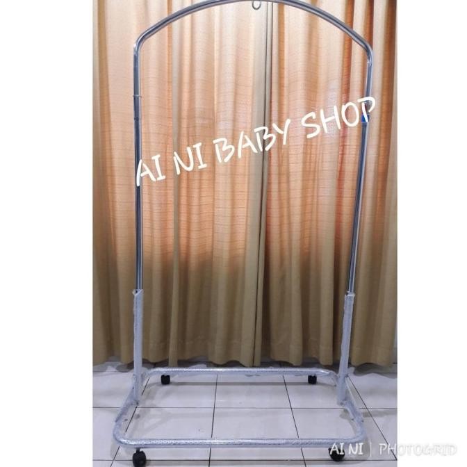 tersedia tiang ayunan bayi portable (tiang saja)