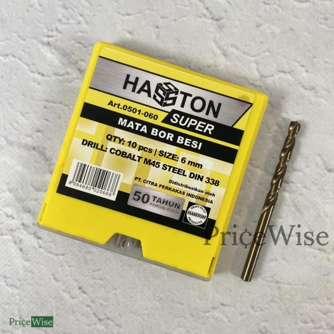 ___] Mata Bor Besi 6 mm Hasston