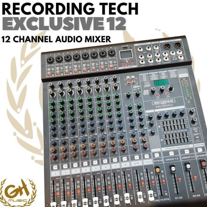 Recording Tech Exclusive12 | Rt Exclusive 12 Mixer Eksklusif Exklusif Co