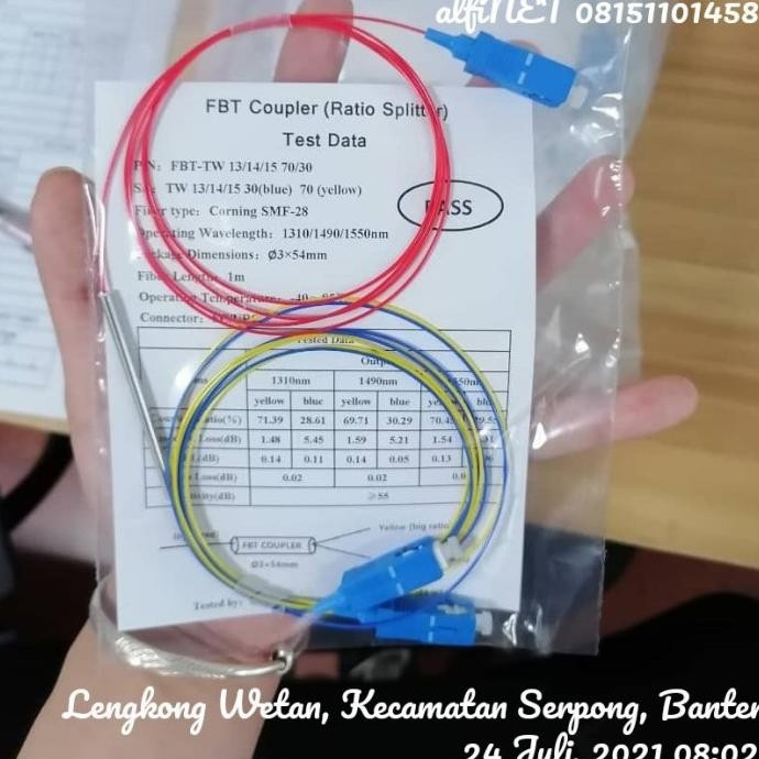 

Sale! Splitter ratio 2:98 Three window/FBT spliter ratio/coupler rasio UPC