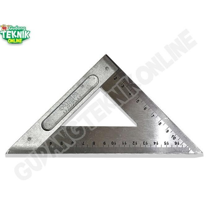 

Siku Segitiga Penggaris Tukang 5" Wipro (Psg3-5) / Garis Penggaris Segitiga Siku 5 Inch Stainless Steel Psg3-5 Wipro Co
