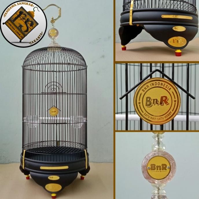 TERLARIS SANGKAR/KANDANG LOVEBIRD BNR PVC BLACK DOFF