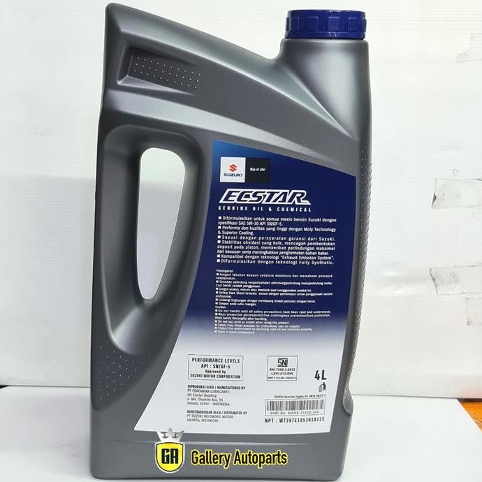 Cars Oli Mesin SGO ECSTAR FULL SYNTHETIC F9000 5W30