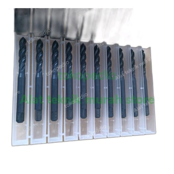 Tap mesin yamawa M6 x 1 spiral miling bubut drat otomatis MURAH murah