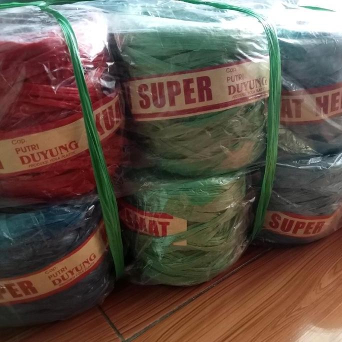 

[ Isi 20 Gulung] Tali Rafia Warna Random Ukuran Tanggung Eceran 5000 Co