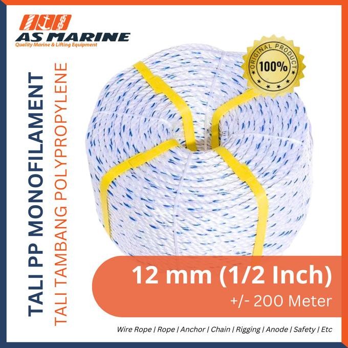 

Tali Tambang Pp Mono / Tali Plastik Pp Monofilament 12 Mm Co