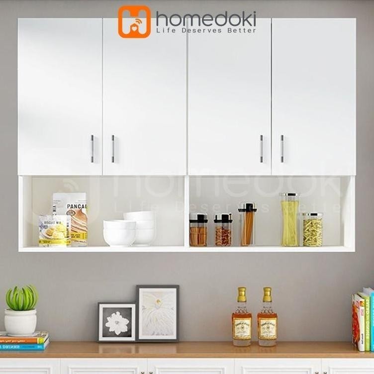 Lemari Dinding Dapur / Kitchen Set 2 Pintu Minimalis / Rak Atas Dapur/ Rak Dinding Dapur / Lemari Ka