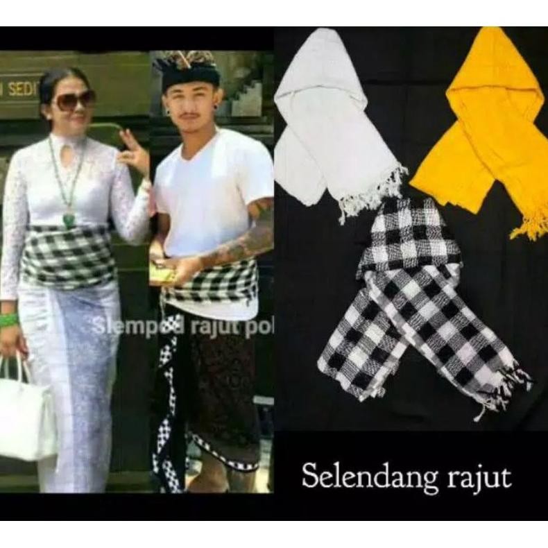Diskon Selempod Selendang Rajutan Senteng Bali Cowok Cewek Murah