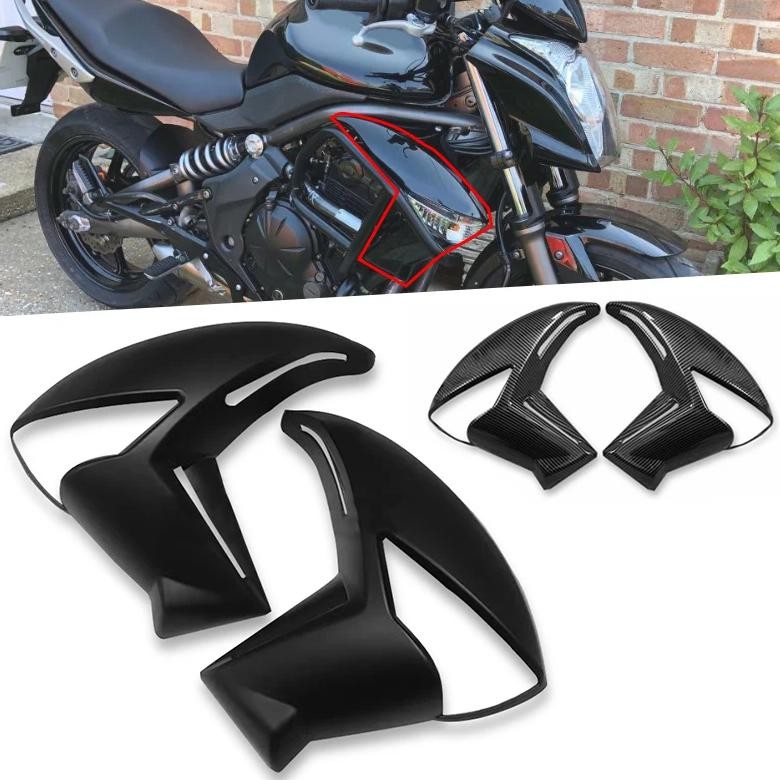 Er6N Motorcycle Accessories Side Panel Radiator Cover Fairing Er 6N Fit For Kawasaki Er-6N 2009 2010