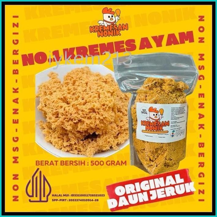 

3.3 SALE! KREMESAN NONIK KREMES AYAM NONIK ALL VARIANT TYPE