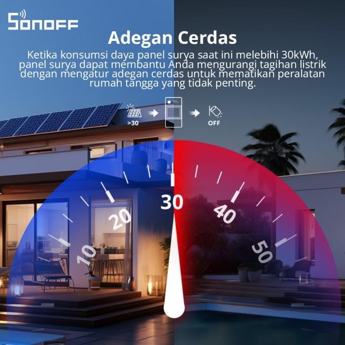 Sonoff Smart Switch Powct Pow Ring 100A Smart Power Meter Energy Monitoring Smart Switch Wireless Sm