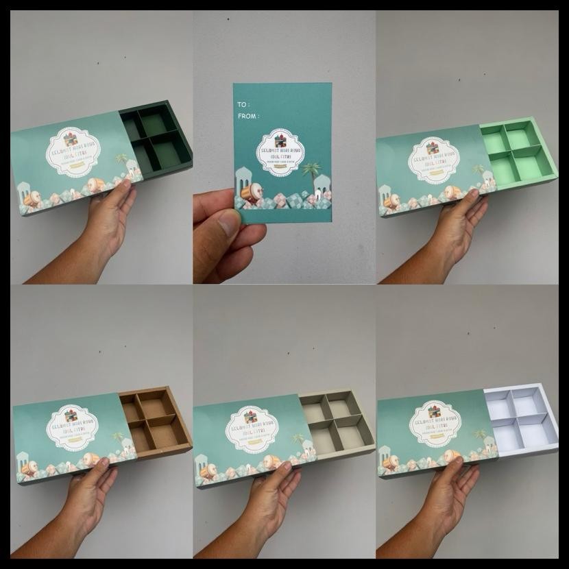 

Ready Dus Sekat 6 Idul Fitri Lebaran Masjid Biru Eggtart Fruit Tart Dll + Tag (Harga Untuk 5 Pcs Dus) {Terlaris|Best Seller}