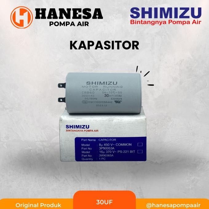 Sale Kapasitor Shimizu 30 Uf / Shimizu Capacitor 30 Uf