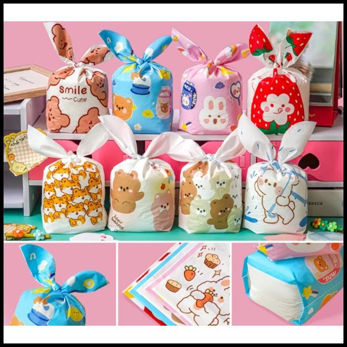 

Ready Hx170 [50 Pcs] 18X30 Cm Plastik Kuping Kelinci Souvenir Hadiah Snack Kue Permen Goodie Bag Bingkisan Ulang Tahun {Terlaris|Best Seller}