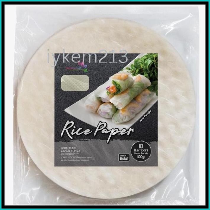 

JAVA SUPER FOOD RICE PAPER BULAT KOTAK ISI 10 DAN 40 PCS KULIT LUMPIA ROLL DIMSUM 100% HALAL