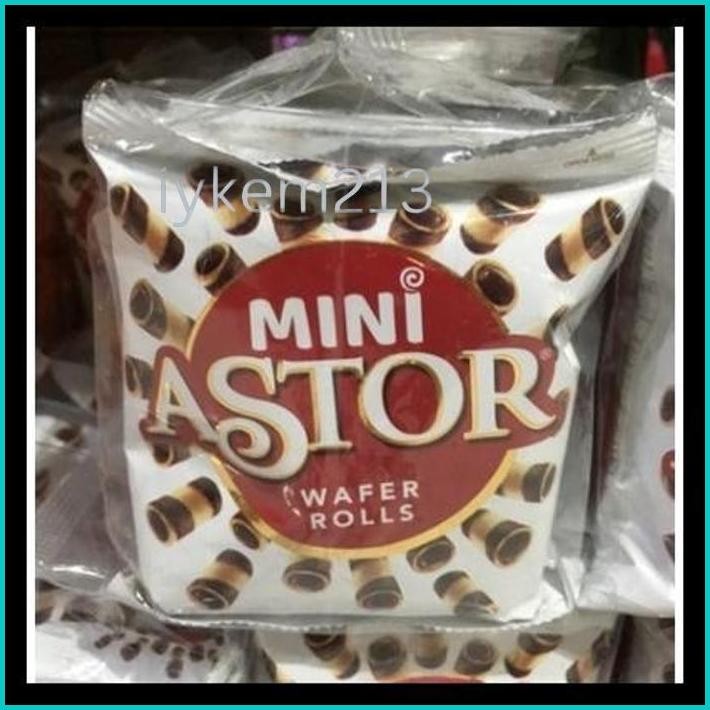 

WAFER ROLLS ASTOR MINI PER PACK 20 GRAM CHOCOLATE COKELAT SNACK COKLAT MAKANAN RINGAN CEMILAN ANAK GROSIR MURAH BISKUIT KUE GR KILOAN