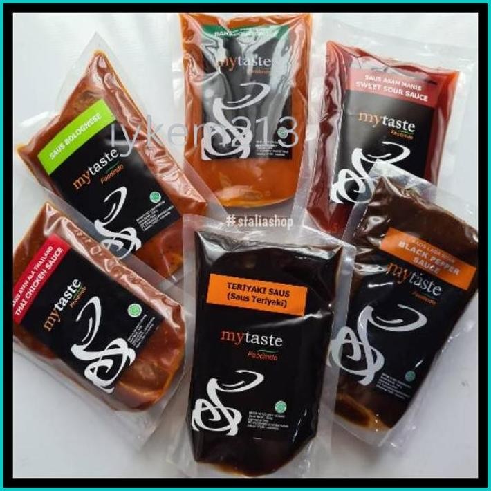 

MY TASTE SAUS BARBEQUE BLACKPEPPER TERIYAKI BOLOGNESE SAUCE 500GR