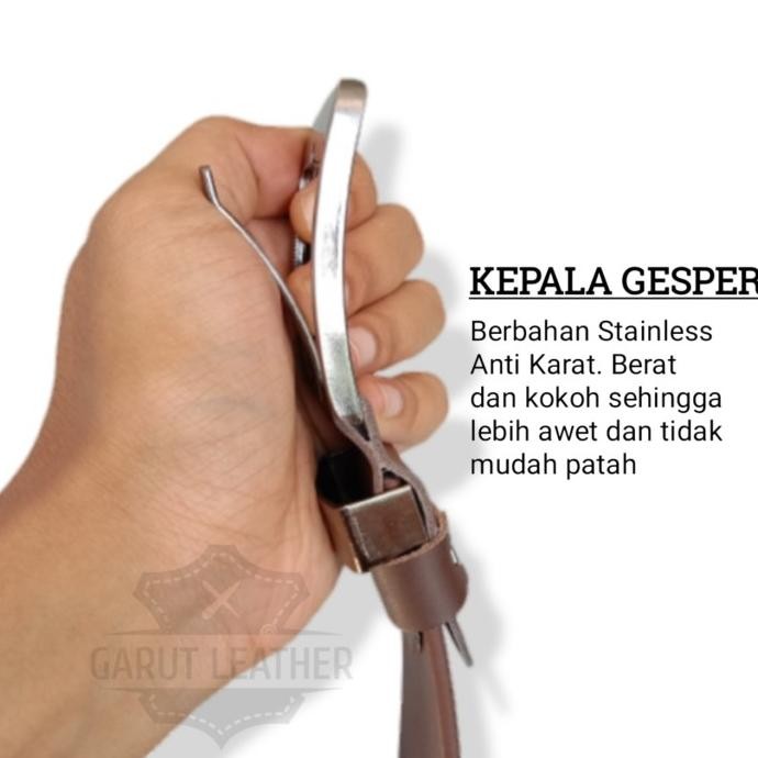 ready  Sabuk Kulit Pria/Ikat Pinggang Pria Kulit Asli/Ikat Pinggang Jumbo