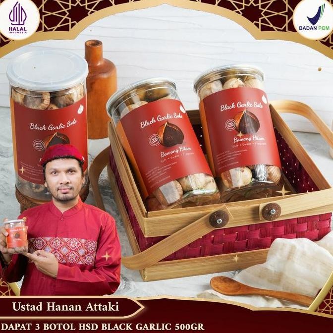 

Sale 3 Botol Hsd Black Garlic 500 Gr / Bottle, Bawang Hitam V2 Spices