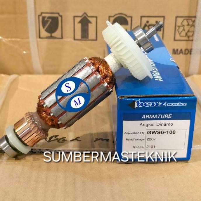 ARMATURE BOSCH GWS060 GWS 0-60 ANGKER GERINDA BOSCH GWS 060 BENZ murah