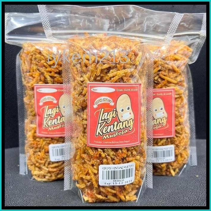 

KERING KENTANG MUSTOFA 100GR PEDAS MANIS ENAK GURIH RENYAH DAN LEZAT