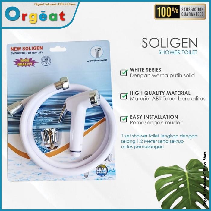 OGT - Jet Shower Toilet Closet Duduk Sower Wc Cebok Bidet Kloset Soligen High Quality by Orgeat