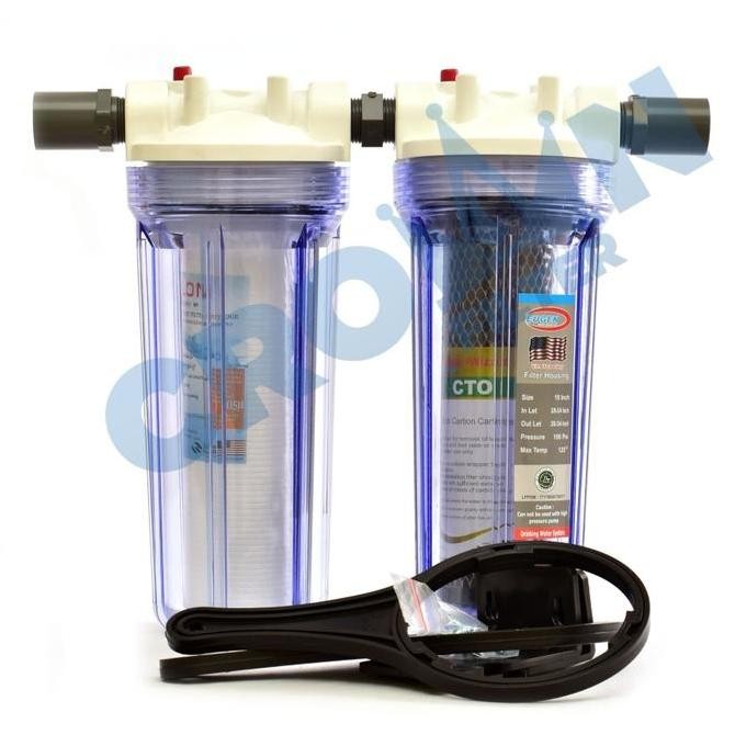 Paket Eko 2 - Saringan / Filter Air Siap Pakai 2 Housing Co