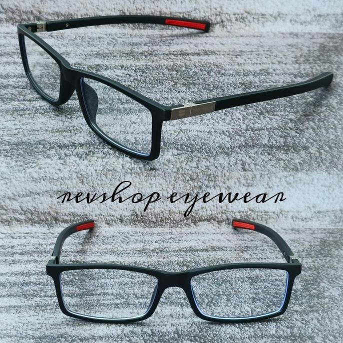 ready  Paket Free Lensa Minus - Frame Kacamata Tag Heuer Urban 0512