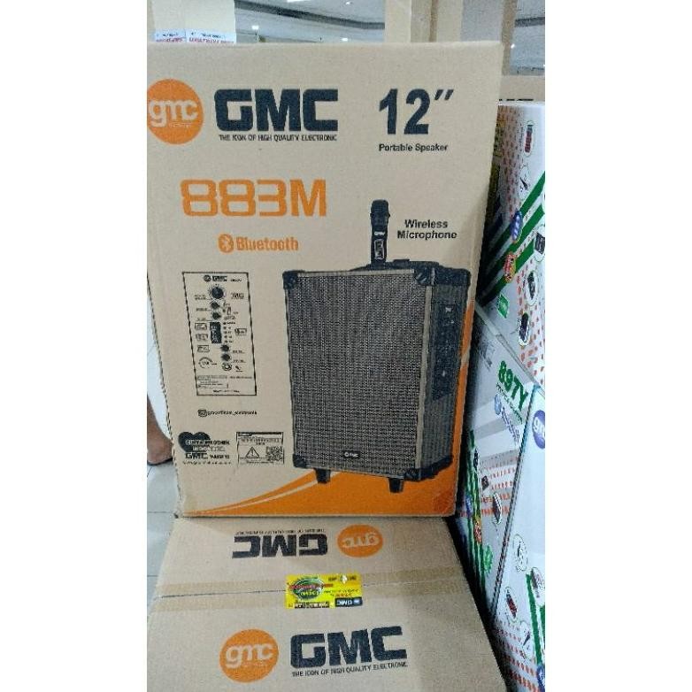 ready stock GMC SPEAKER Portable 883M 12 inch speaker gmc 883M