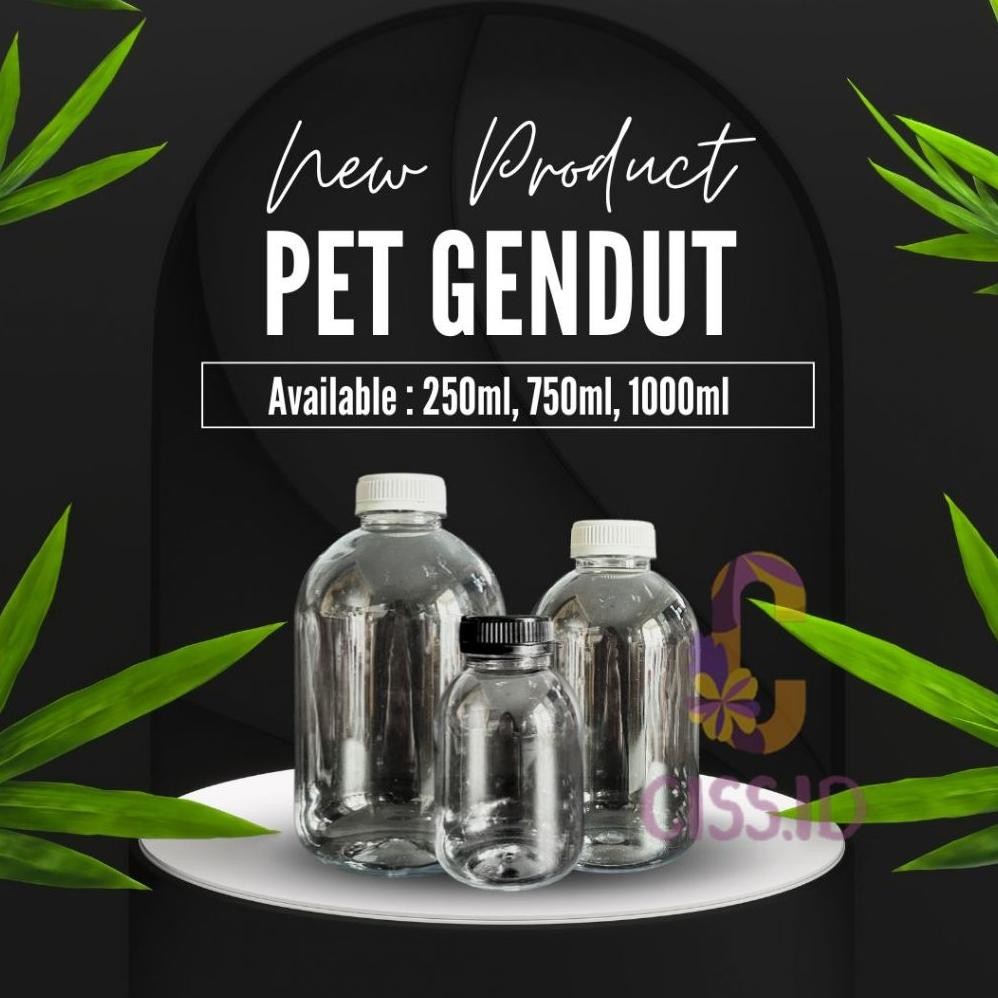 Bisa Cod Botol Plastik Gendut Pet Gendut 250Ml 250 Ml 29Gr Super Tebal Kemasan Kopi Jus Madu Jelly P
