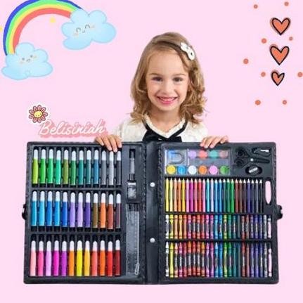 

ART SET ISI 150 PCS PENSIL WARNA SET ANAK CRAYON PENSIL WARNA KOMPLIT ALAT LUKIS ALAT MEWARNAI ANAK