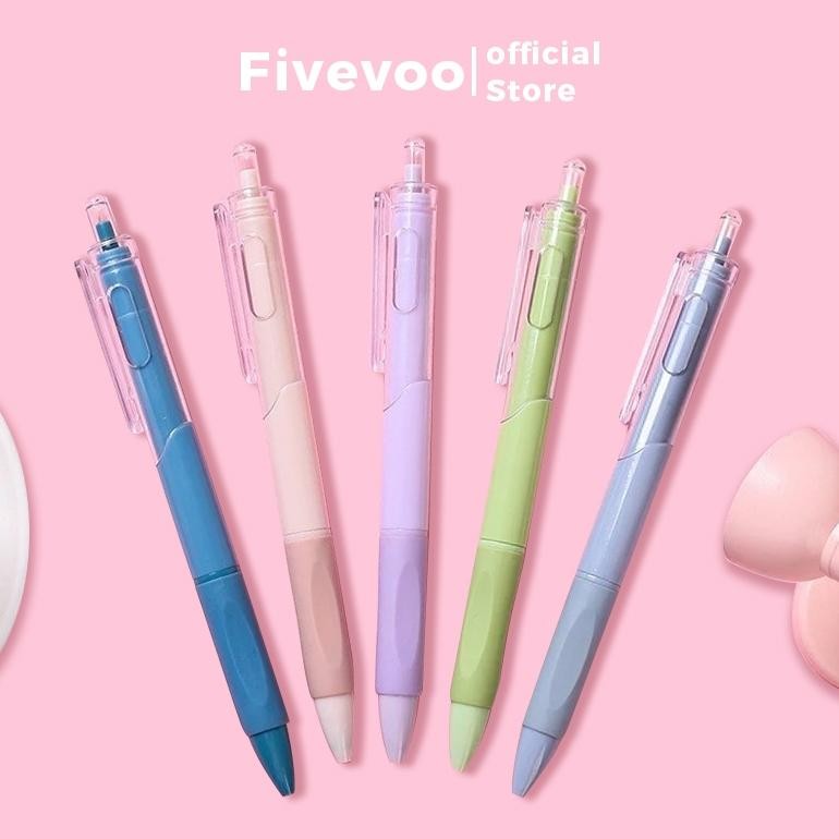 

FIVEVOO PULPEN ST CEPAT KERING PENA NETRAL PENA TANDA TANGAN PENA PEN STUDENT 0.5MM PENA HITAM PENA NETRAL CEPAT KERING