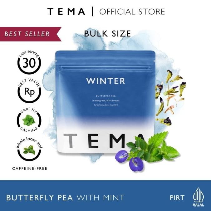 

Sale Tema Tea Loose Leaf Large Pouch - Winter / Butterfly Pea Mint Tea